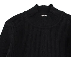 Kids ONLY black highneck pullover strikbluse